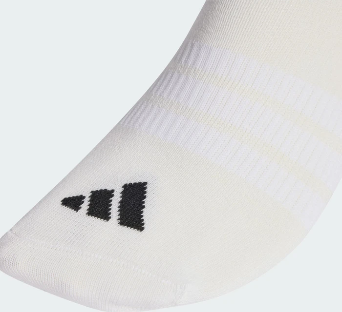 adidas Thin and Light Essentials Low Cut Socken weiß/schwarz, 3 Paare