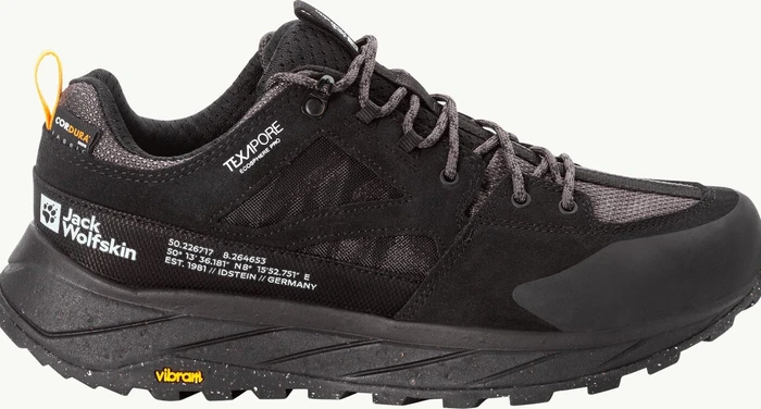 Jack Wolfskin Terraquest Texapore Low schwarz (Herren)