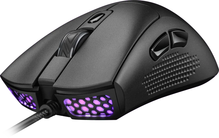 ISY IGM-1100 Multicolor LED Gaming Maus schwarz, USB