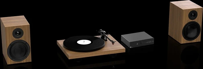Pro-Ject Colourful Audio System walnuss