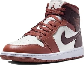 Nike Air Jordan 1 Mid dusty peach/sail/white/night maroon (Damen)