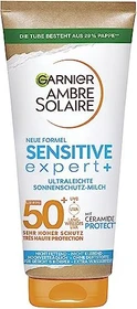 Garnier Ambre Solaire Sensitive Expert+ Ultraleichte Sonnenschutz-Milch LSF50+, 175ml