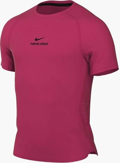 Nike Pro Training Dri-FIT Funktionsshirt kurzarm rush pink/black (Herren)