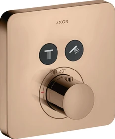 Hansgrohe Axor ShowerSelect softcube Thermostat mit 2 Ventilen polished red gold