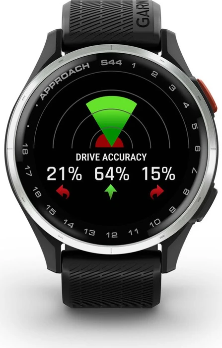 Garmin Approach S44 GPS-Golfuhr silber/schwarz