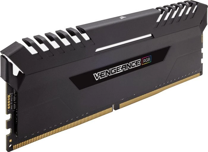 Corsair Vengeance RGB schwarz UDIMM 64GB Kit, DDR4-3200, CL16-18-18-36
