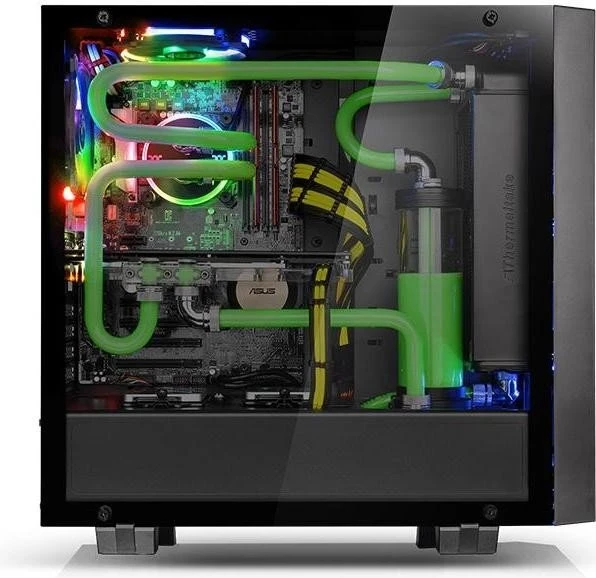 Thermaltake Core G21, schwarz, Glasfenster