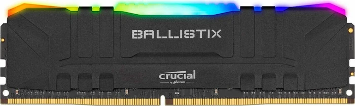 Crucial Ballistix RGB schwarz UDIMM 16GB Kit, DDR4-3000, CL15-16-16-35