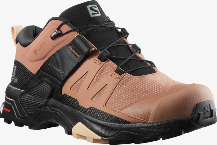 Salomon X Ultra 4 GTX mocha mousse/black/almond cream (Damen)