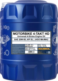 Mannol Motorbike 4-Takt HD API SL 20W-50 20l