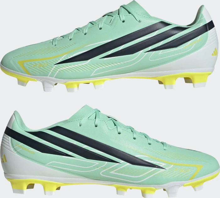 adidas F50 Hyperfast Club FG/MG pulse mint/night navy/solar lemon