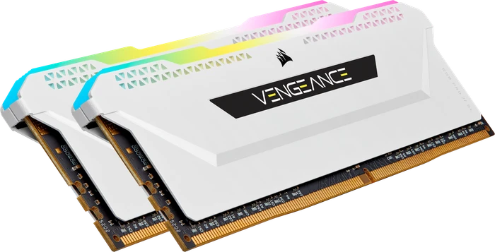 Corsair Vengeance RGB PRO SL weiß UDIMM 32GB Kit, DDR4-3600, CL18-22-22-42