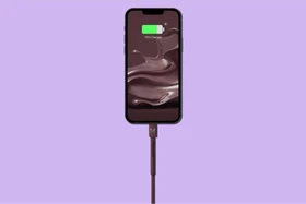 Fresh 'n Rebel USB-A to Lightning Cable 2.0m Deep Mauve