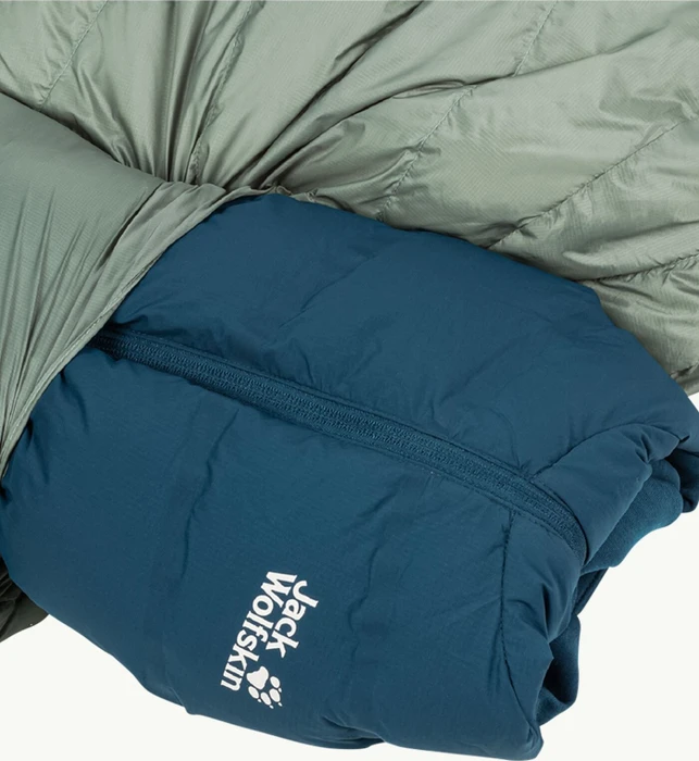 Jack Wolfskin Athmos Down +5 195cm Mumienschlafsack picnic green
