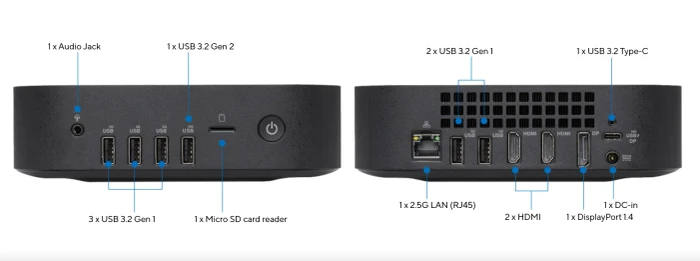 ASUS Chromebox 6a CHROMEBOX6-S3006UN, Eco Black, Core 3 100U, 8GB RAM, 128GB SSD