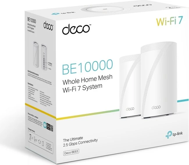 TP-Link Deco BE63, Wi-Fi 7, BE10000, 2er-Pack (Deco BE63 (2-Pack))