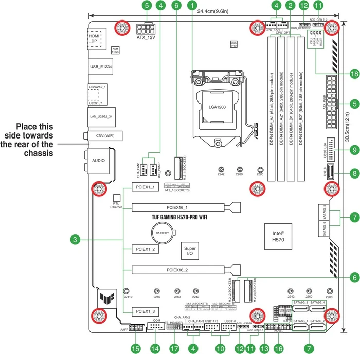 ASUS TUF Gaming H570-Pro WIFI (Intel 1200)