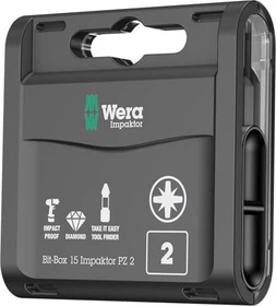 Wera 855/1 IMP DC Pozidriv Bit 1/4", PZ2x25mm, 20 Stück