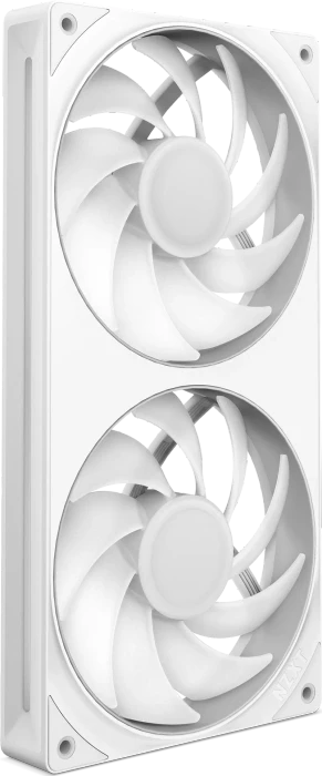 NZXT F Series F240 RGB Core Single-Frame Fan Unit, Matte White, weiß, LED-Steuerung, 240mm