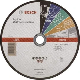 Bosch Professional ACS46VBF Mehrzweck Trennscheibe, 230x1.9x22.23mm, 1 Stück