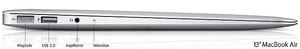 Apple MacBook Air 13", silber, Core i5-2557M, 4GB RAM, 128GB Flash, DE [Mid 2011]