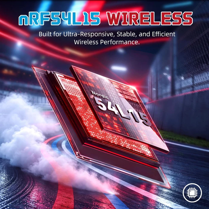 Attack Shark F1 Air 8KHz Wireless, schwarz, inkl. Grip Tape & C06 Ultra LED Kabel, USB/Bluetooth