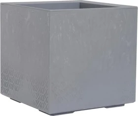 Siena Garden Faro Stone Pflanzkasten 40x40cm grau