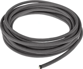 Alphacool AlphaCord Sleeve 4mm Gewebeschlauch für Rundkabel, Gewebeschlauch, 3.3m, Charcoal Grey
