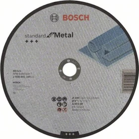 Bosch Professional A30SBF Standard for Metal Trennscheibe, 230x3x22.23mm, 1 Stück