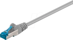 goobay Patchkabel, Cat6a, S/FTP, RJ-45/RJ-45, 50m, grau