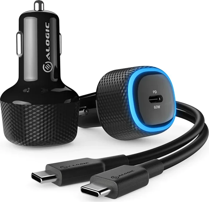 Alogic USB-C Car Charger 60W schwarz