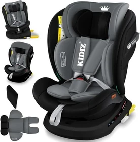 Kidiz i-Size ECE R129 schwarz/grau