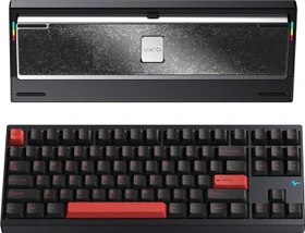 Wobkey Crush 80 Reboot Pro, Black, LEDs RGB, Kailh Cocoa, USB/Bluetooth, US