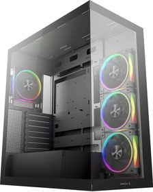 DeepCool CG580 4F V2, schwarz, Glasfenster (R-CG580-BKADA4-G-2)
