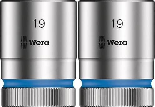 Wera 8790 HMC Zyklop Außensechskant Steckschlüssel 1/2", 19x37mm
