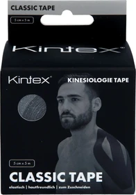 Kintex Kinesiologie Tape Rolle 5cm x 5m schwarz, 1 Stück