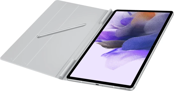Samsung EF-BT730 Book Cover für Galaxy Tab S7+ / S7 FE, Light Gray