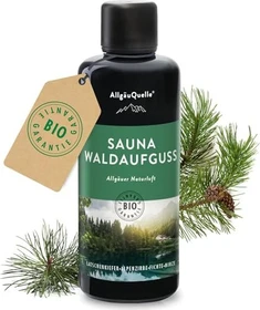 AllgäuQuelle Sauna Waldaufguss Fichte Latschenkiefer Alpenzirbe Minze, 100ml