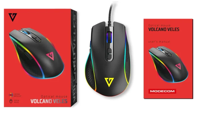 Modecom Volcano Veles schwarz, USB