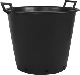 Geli Pflanztopf mit Griff 50cm schwarz