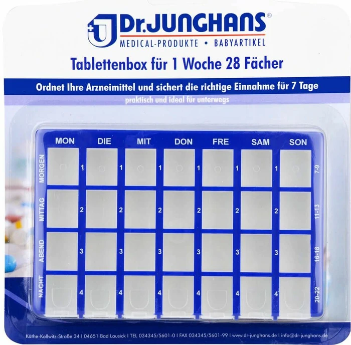 Dr. Junghans Medical Medikamentenbox für 1 Woche