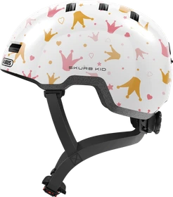 ABUS Skurb Kinderhelm white crowns
