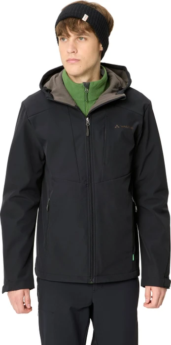 Vaude Cyclone II Softshell Funktionsjacke black/deer brown (Herren)