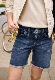 Street One Studio Straight Leg im Casual Fit Jeans dark blue wash (Damen)
