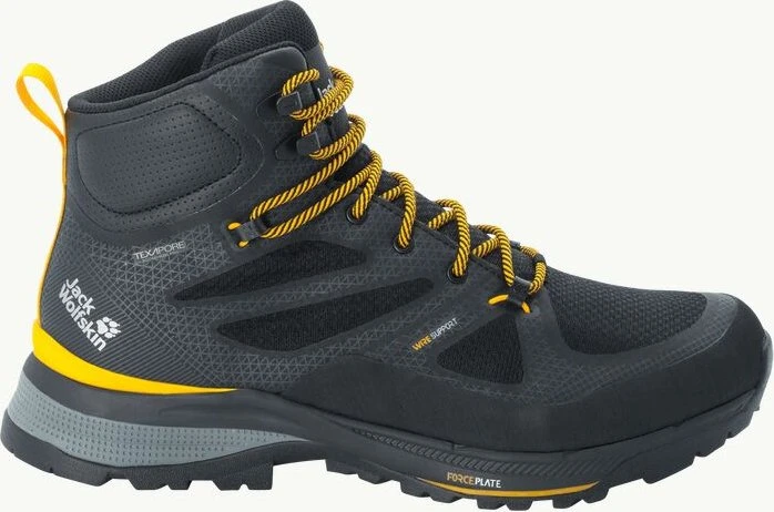Jack Wolfskin Force Striker Texapore Mid black/burly yellow xt (Herren)