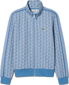 Lacoste Paris Jacquard Trainingsjacke stoned blue (Herren)