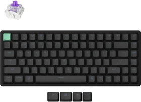Keychron K2 HE Wireless, Standard Edition Black, 75%, PBT, LEDs RGB, Gateron 2.0 Magnetic Nebula, USB/Bluetooth, US