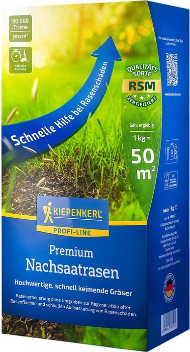 Kiepenkerl Profi-Line Complete Nachsaat-Rasen Saatgut, 1kg