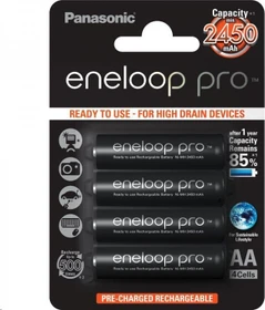 Panasonic eneloop pro (Gen 3) Mignon AA NiMH 2500mAh, 4er-Pack
