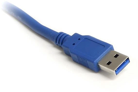 StarTech USB 3.0 Docking Cable Verlängerungskabel, USB-A [Stecker] auf USB-A [Buchse], 1.5m blau